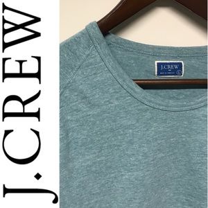 J.Crew Light Teal Cotton Tee
